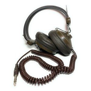 Vintage Sound Design Stereo Headphones Brown Model